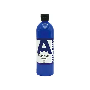 AUREUO סיטונאי מוצק צבע עמיד למים בתפזורת 500ml אקריליק צבעי אמנות קמעונאי