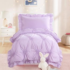 Set di Lenzuola e Copripiumino in Stile Moderno, Tema Floreale e Amore, Cinque Pezzi per Bambini, 200TC - Product Image 6
