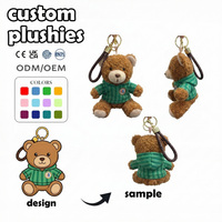 Juguetes de peluche personalizados, Muñecos de peluche, Mini Oso Feliz con Sudadera, Osos de peluche, Regalos de aniversario para centros comerciales, Juguetes con forma de pene, Peluches suaves, Peluches de gato personalizados