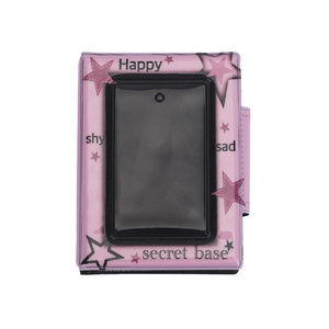 Album Kpop Porte-cartes à photographier transparent, style amour, creux, classeur de cartes à photographes kpop, mini albums photo instax en PVC personnalisés - Product Image 1