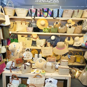 Nhà máy tùy chỉnh giấy rơm Tote Túi Rỗng ra Dệt công suất lớn bãi biển Túi với dây kéo lót cho phụ nữ - Product Image 6