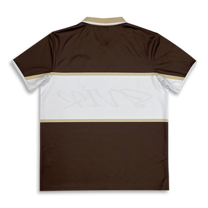 Sublimación completa Camiseta de fútbol vintage de secado rápido barata Ropa de fútbol informal con logotipo bordado - Product Image 3