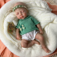 Poupée Reborn en Silicone Intégral de 12 Pouces, Fille, Lavable, Idéale pour la Photographie, Collection Artistique et Décoration Intérieure