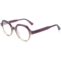 Elan Optical YB6309 – Monture de lunettes rétro ronde de qualité supérieure pour femme, en acétate, monture complète, grande quantité en stock