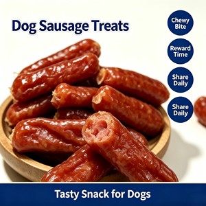 Alimento para Mascotas, Deliciosas Salchichas para Perros con Sabor a Pato, Golosinas con Alto Contenido de Proteínas, Carne Real, Bocadillos Masticables para Perros de Todas las Razas, Tamaño Portátil, Limpia los Dientes - Product Image 3