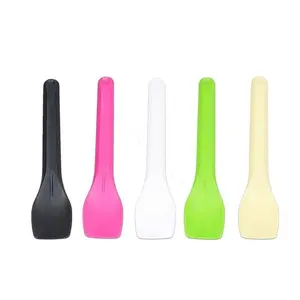 Biodegradable CPLA Small Spoons Custom Colors Ins Dessert Spoons Individually Packaged Disposable Ice Cream Spoons