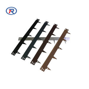 Bordure <span class=keywords><strong>de</strong></span> pelouse moderne en acier Corten, revêtement poudré, hauteur 80 mm, pour aménagement paysager extérieur - Product Image 2