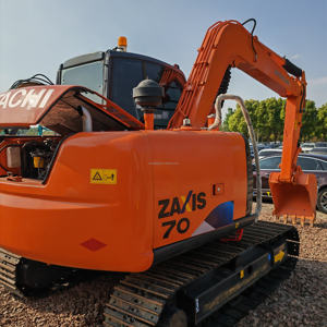 รถขุดไฮดรอลิกฮิตาชิ ZX70 มือสอง รถขุดขนาดเล็กแบบตีนตะขาบ อุปกรณ์ก่อสร้างมือสอง ตลาดโลก - Product Image 2