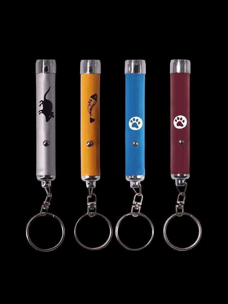 Yiker Pet LED Projection Flashlight - USB Charging Pet Interactive Puzzle Toy for Cats and Dogs