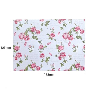 <span class=keywords><strong>Enveloppe</strong></span> à fenêtre en papier florale, cadeau Floral, format personnalisé, réglable, avec votre logo, 17.5x12.5CM - Product Image 6