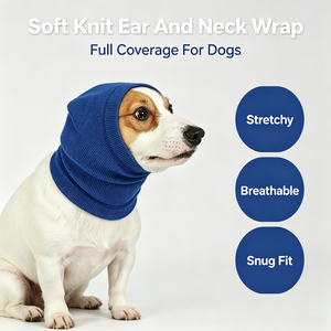 OEM Envoltura Suave de Punto para Orejas de Perro, Elástica, Reductora de Ruido, Calmante, Antiansiedad, Evita el Movimiento de las Orejas, Transpirable, para Mascotas - Product Image 5