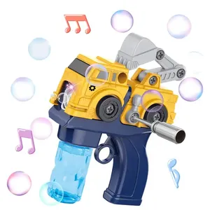 Coloque juntos e desmontar a escavadeira bolha máquina dois transformação modo quente produto 2024 bolha brinquedos