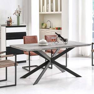 थोक फैक्टरी मूल्य के साथ सस्ते खाने सेट 6 कुर्सियों खींच खाने की मेज DT6303 - Product Image 2