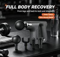Pistolet de massage miniatures le mieux noté, masseur de cou avec vibromasseur, masseur électrique portable pour les tissus profonds, idéal pour les employés de bureau