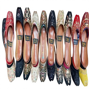 Zapatos Khussa para Mujer, Niña y Dama, Venta al por Mayor, Alta Calidad, Tradicionales, para Boda, Casuales, Diseño Nuevo, Pakistaní, Indio, Premium - Product Image 3