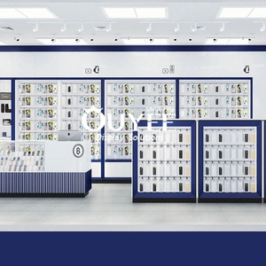 <span class=keywords><strong>Meuble</strong></span> de présentation de <span class=keywords><strong>vitrine</strong></span> de magasin de téléphonie mobile personnalisé avec <span class=keywords><strong>éclairage</strong></span> <span class=keywords><strong>LED</strong></span> pour l'utilisation en magasin d'accessoires de téléphonie mobile - Product Image 3