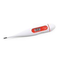 Termómetro Digital de Lectura Rápida para Fiebre, con Punta Rígida, para Medir la Temperatura Oral, Rectal y Axilar