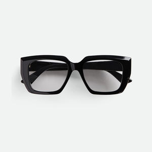 Yeetian, venta al por mayor de China, gafas de <span class=keywords><strong>acetato</strong></span> de montura extragrande unisex cuadradas grandes negras clásicas personalizadas - Product Image 1
