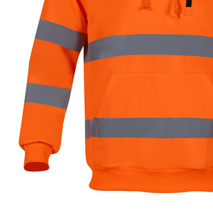 เสื้อฮู้ดคุณภาพสูง 100% โพลีเอสเตอร์ แบบสะท้อนแสงสำหรับงานความปลอดภัย ราคาขายส่ง - Product Image 6