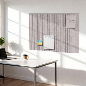 12 Piezas de Tablero de <span class=keywords><strong>Corcho</strong></span> de Fibra de Poliéster Gris, <span class=keywords><strong>con</strong></span> Adhesivos Removibles Seguros, Diseño Moderno, 9mm de Grosor, <span class=keywords><strong>Aislamiento</strong></span> Acústico - Product Image 4