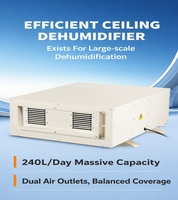 Nouveau déshumidificateur de plafond pour serre électrique hydroponique 240L, écoénergétique, pour la culture de champignons