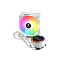 Refroidisseur de processeur liquide à dissipation thermique efficace ARGB BLANC