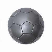 Ballon de football professionnel personnalisé imprimé, thermocollé, en PU TPU microfibre, cousu à la machine