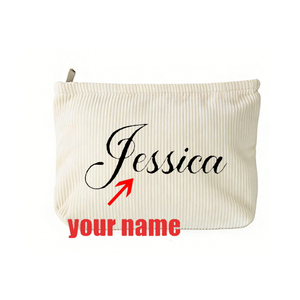 Borsa Cosmetica Personalizzata con Ricamo, Riutilizzabile, alla Moda, <span class=keywords><strong>Portatile</strong></span> <span class=keywords><strong>da</strong></span> <span class=keywords><strong>Viaggio</strong></span>, Astuccio Promozionale Aziendale di Alta Qualità - Product Image 6