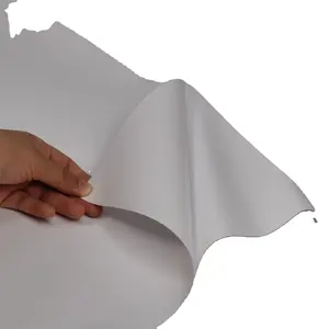 고품질 ECO 용매 높은 크로마 백색 이동할 수 있는 자동 접착 비닐 스티커 영화
