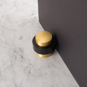 Stile di lusso moderno in ottone satinato oro/antico porta Stopper porta porta interna con ottone rame oro nero opaco <span class=keywords><strong>per</strong></span> alberghi - Product Image 3