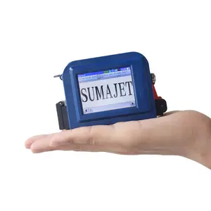 MINI Handheld SuMa Impressora 12,7 milímetros Hora Data Contador código QR Bar code LOGO tij impressora Chinês Inglês MP001