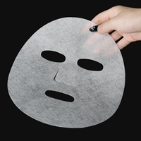 Tissu de masque facial en lyocell modifié transparent 40GSM pour pochette de masque cosmétique