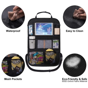 2026 Threewen Lot de 2 Organisateurs de Siège Arrière de Voiture 26*18 Pouces avec Support pour Tablette à Écran Tactile - Product Image 4