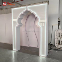 Mur de bonbons en PVC acrylique blanc personnalisé en usine pour décorations de fête d'anniversaire d'enfants