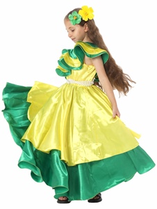 <span class=keywords><strong>Disfraz</strong></span> Étnico Especial para Cosplay, Carnaval de Brasil, Multicolor, 100% Poliéster, Trajes para Actuaciones Infantiles - Product Image 1