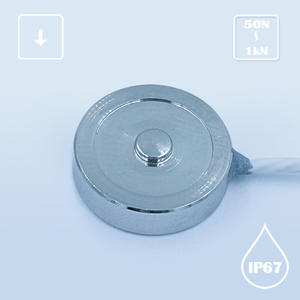 50 500 1000N Micro Medidor de tensión Compresión Tipo redondo Sensor de fuerza de celda de carga - Product Image 2