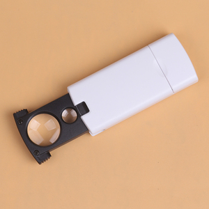 Hot bán <span class=keywords><strong>20x</strong></span> 45x <span class=keywords><strong>LED</strong></span> thắp sáng chiếu sáng nhựa Pocket Jewelry Loupe <span class=keywords><strong>Magnifying</strong></span> <span class=keywords><strong>Glass</strong></span> cho quang học cách sử dụng - Product Image 6