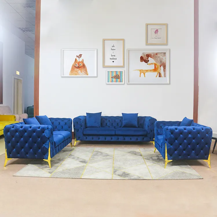 Sofá moderno, conjunto de sofá e sala de estar para sala de estar
