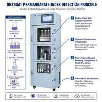 Analyseur d'indice de permanganate DH314M1 en ligne pour la surveillance de la qualité de l'eau potable et des eaux de surface et les tests fluviaux