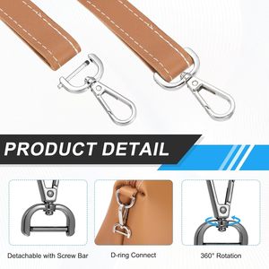 MECCANIXITY Pcs Swivel Clasp <b>Hooks</b> Detachable <b>Snap</b> <b>Hooks</b> Swivel Lobster Claw Clasps With D Rings And Screwdriver For Bag Strap P - Product Image 3