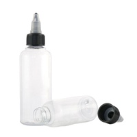 Bouteilles applicatrices en plastique transparent pour huile capillaire, produits cosmétiques pour animaux de compagnie, gel, avec pompe pulvérisatrice, capacités de 50 ml, 100 ml, 150 ml, 250 ml, 500 ml