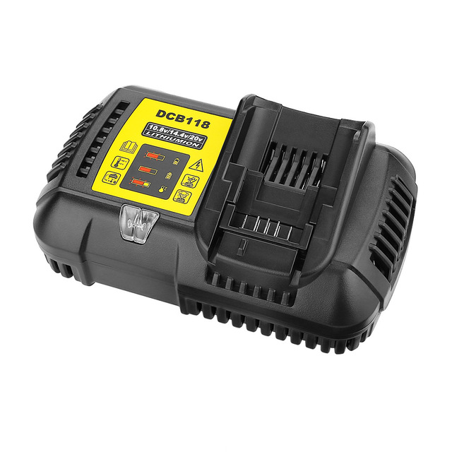 Li-ion Battery Rapid Charger Replacement DEW Battery Charger DCB118 4.5A Current 10.8v-20v AC Input Voltage 100-240V 1 Year