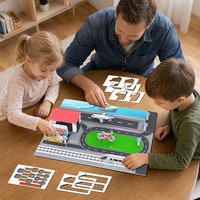 Puzzle 3D en papier Train à grande vitesse, kit de modèle DIY, jouet éducatif à assembler, casse-tête, ensemble de construction, décoration de bureau, collection