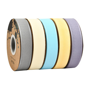 Nine-Colored Ribbon Linen Style Ribbon 2.5Cm Cake Decoration Reusable Wedding DIY Flower Wrapping Supply - Product Image 5