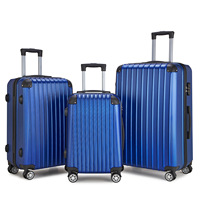 Ensemble de valises trolley unisexe étanches en ABS, nouveau modèle à roulettes pivotantes, prix usine