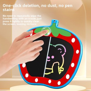 Lavagna per Disegno a Forma <span class=keywords><strong>di</strong></span> Fragola per Bambini: Lavagna Portatile e Cancellabile con Cancellazione con Un Clic, Regalo Giocattolo Lavagna - Product Image 5