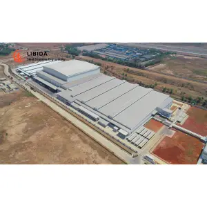 Structural steel buildings China Manufactured Factory hangar Low cost Industrial warehouse Steel structure building