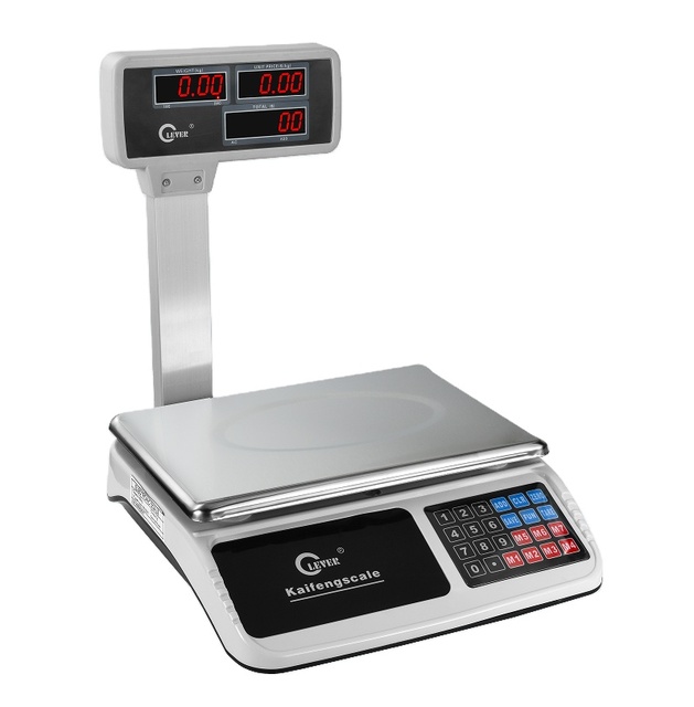 ACS 30 Price Computing Scale 40kg Capacity ABS Stainless Steel LCD/LED Battery Powered OEM Customizable Weight Measuring Best