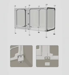 Clôture pour chien panoramique transparente en ABS et PET pour animaux domestiques, villa senior, Jiangsu - Product Image 5
