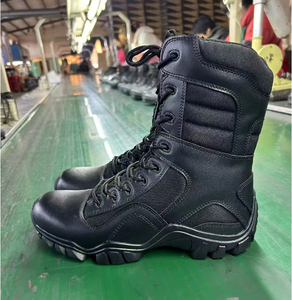 Bottes tactiques longues pour hommes de sécurité DFS13 PDRM Malaisie personnalisées - Product Image 4